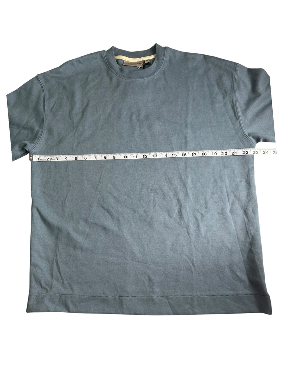 NWT Amongst Others Men’s Boxy Fit Tee Size Medium, Dusty Blue - Picture 4 of 10